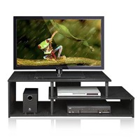 Furinno Econ Low Rise Tv Stand, Blackblack