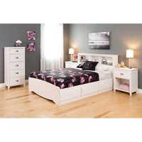 Prepac Yaletown Traditional 5-Drawer Tall Dresser For Bedroom, Wood Tall Bedroom Dresser Chest Of Drawers 16 D X 23 W X 525 H, White, Wdbr-1204-1