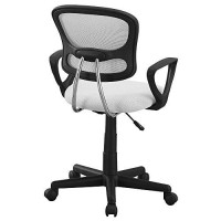 Monarch Specialties 7261, Adjustable Height, Swivel, Ergonomic, Armrests, Computer Desk, Work, Metal, White, Black, Contemporary Office Chair Mesh Juvenile Multi-Position, 23 L X 215 W X 33 H