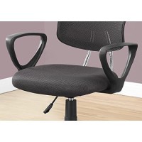 Monarch Specialties Mesh Juvenile/Multi Position Office Chair, Grey
