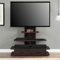 Ameriwood Home Galaxy Tv Stand With Mount And Drawers For Tvs Up To 70 Wide, Espresso