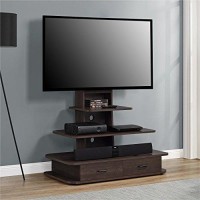 Ameriwood Home Galaxy Tv Stand With Mount And Drawers For Tvs Up To 70 Wide, Espresso