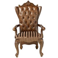 Acme Versailles 2-Tone Light Brown Arm Chair Set Of 2