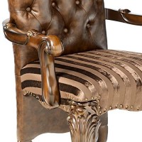 Acme Versailles 2-Tone Light Brown Arm Chair Set Of 2