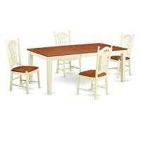 5 Pctable And Chair Set - Dining Table And 4 Dining Chairs