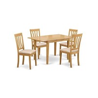 East West Furniture Noan5-Oak-C