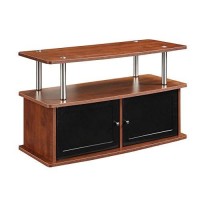 Convenience Concepts Designs2Go Tv Stand With 2 Cabinets, Cherry