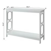 Convenience Concepts Omega Console Table, White