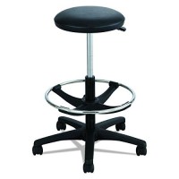 Safco Products Extended Height Lab Stool, Black
