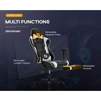 Bestoffice Oc1688-Whitea Racing Gaming Chair, White