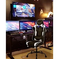 Bestoffice Oc1688-Whitea Racing Gaming Chair, White