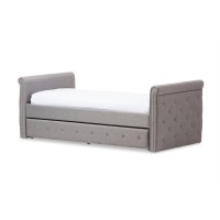 Baxton Studio Swamson Twin Daybed In Gray
