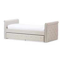 Baxton Studio Swamson Twin Daybed In Gray