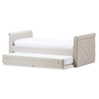 Baxton Studio Swamson Twin Daybed In Gray