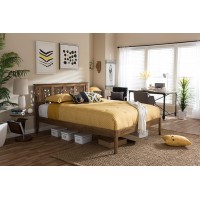 Baxton Studio Trina Contemporary Queen Size Platform Bed