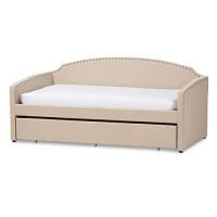 Baxton Studio Lanny Twin Daybed In Gray