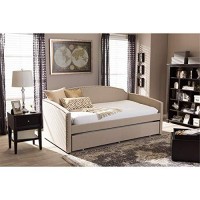 Baxton Studio Lanny Twin Daybed In Gray