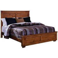 Progressive Furniture Diego King Bed, Cinnamon Pine