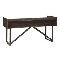 Signature Design By Ashley Starmore Urban Industrial 63 Home Office Desk With Open Storage Cubby, Brown