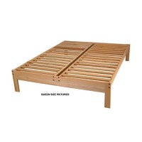 Kd Frames Nomad Platform Natural Poplar Bed - Full
