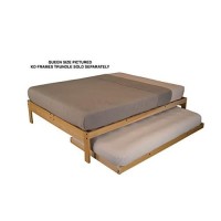 Kd Frames Nomad Platform Natural Poplar Bed - Queen