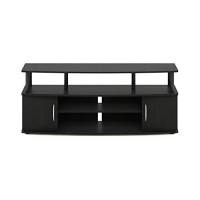 Furinno Jaya Large Entertainment Stand For Tv Up To 50 Inch, Blackwood