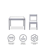 Baby Relax Hunter 3 Piece Kiddy Table And Chair Set, Gray