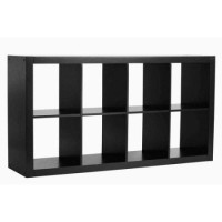Better Homes And Gardens 8-Cube Organizer, Solid Black