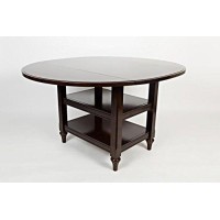 Boraam Harbor Cottage Drop Leaf Dining Table, Cappuccino