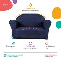 Keet Roundy Children?S Sofa Navy Blue