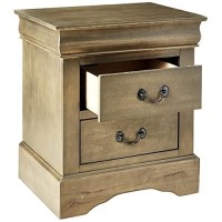 Acme Louis Philippe Iii Nightstand In Antique Gray