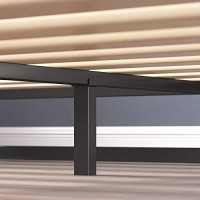 Zinus Joseph Metal Platforma Bed Frame / Mattress Foundation / Wood Slat Support / No Box Spring Needed / Sturdy Steel Structure, Queen