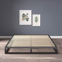 Zinus Joseph Metal Platforma Bed Frame / Mattress Foundation / Wood Slat Support / No Box Spring Needed / Sturdy Steel Structure, Queen