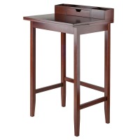 Winsome Archie Home Office, Walnut, 27.95W X 45.04H X 21.65D