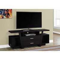 Monarch Specialties Cappuccino With 2 Storage Drawers Tv Stand, 60, Brown