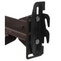 35 Bed Frame Conversion Brackets, Four Down Hooks, Priority Mail Shipping. Bolt-On To Hook-On, Headboard To Foot Board, Bed Frame Adapter Plates, 2 Inch Height Adjustment. Pack Of 4