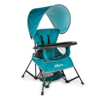 Baby Delight Go With Me Venture Portable Chair Indoor And Outdoor Sun Canopy 3 Child Growth Stages Teal