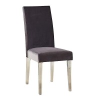 Armen Living Dalia Modern And Contemporary Dining Chair (Set Of 2) Grayacrylic Finish