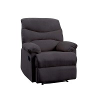 Acme Arcadia Woven Recliner In Black