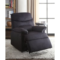 Acme Arcadia Woven Recliner In Black