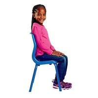 Angeles 8H Myposture Chair, Blue, Ab8008Pb, Homeschool Classroom Furniture, Flexible Seating, Kids School Desk Chair, Boys-Girls Stackable Chair