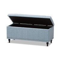 Baxton Studio Kaylee Storage Bench In Beige