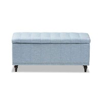 Baxton Studio Kaylee Storage Bench In Beige