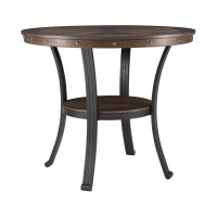 Powell Furniture Franklin Side Table, Small, Brown