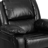 Flash Furniture Harmony Series Black Leathersoft Recliner