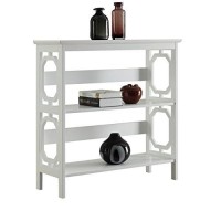 Convenience Concepts Omega 3 Tier Bookcase, White