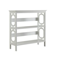 Convenience Concepts Omega 3 Tier Bookcase, White