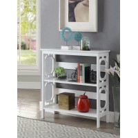 Convenience Concepts Omega 3 Tier Bookcase, White