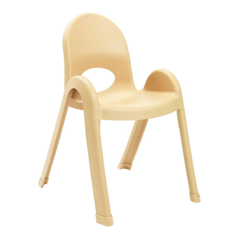 Angeles, Ab7713Nt, Value Stack 13H Chair, Natural Tan, Kids School Desk Chair, Flexible Seating, Elementary, Homeschool Or Classroom Furniture