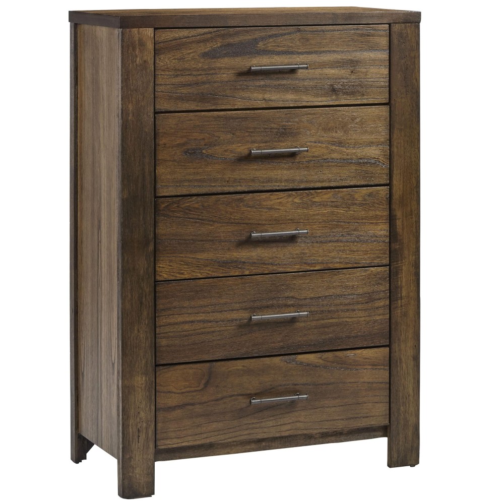 Progressive Furniture Brayden Chest, 34 X 17 X 48, Brown